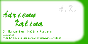 adrienn kalina business card